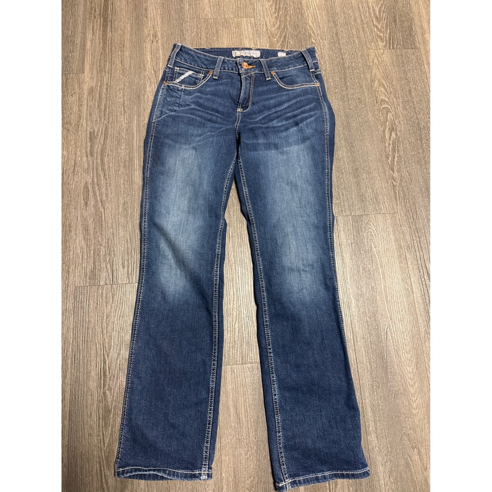 Ariat Rebar Perfect Rise Straight Leg Jeans Womens 29S Medium Wash Denim